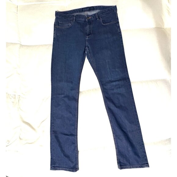 NWOT Patagonia Straight Leg Denim Organic Cotton Jeans Size 31 X 32.5 Dark Wash - Picture 13 of 13